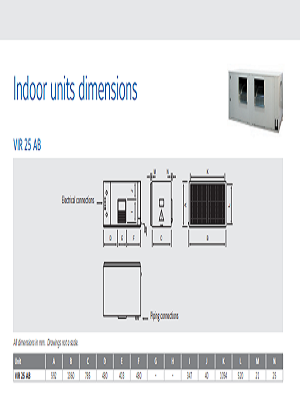 1470-Ducted Commercial Split Units T1, Fixed Speed Compressor , Heat Pump (Flier)