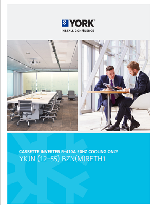 1110-Cassette Split Units T1, Inverter Compressor , Cool Only, R410a (Leaflets)