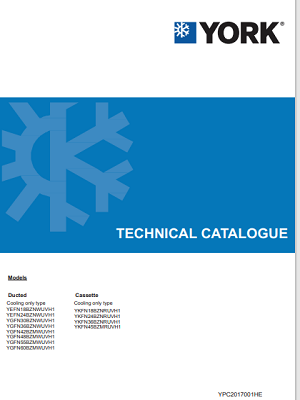 1020-Cassette Split Units T3, Fixed Speed, Cool Only, R410a (Technical Catalogs)
